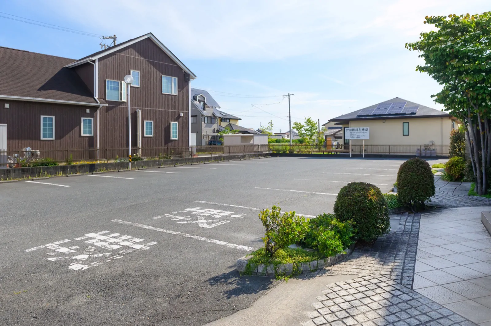 敷地内駐車場の様子